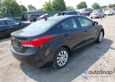 2012 Hyundai Elantra Gls from USA, damaged, VIN 5NPDH4AE4CH068580